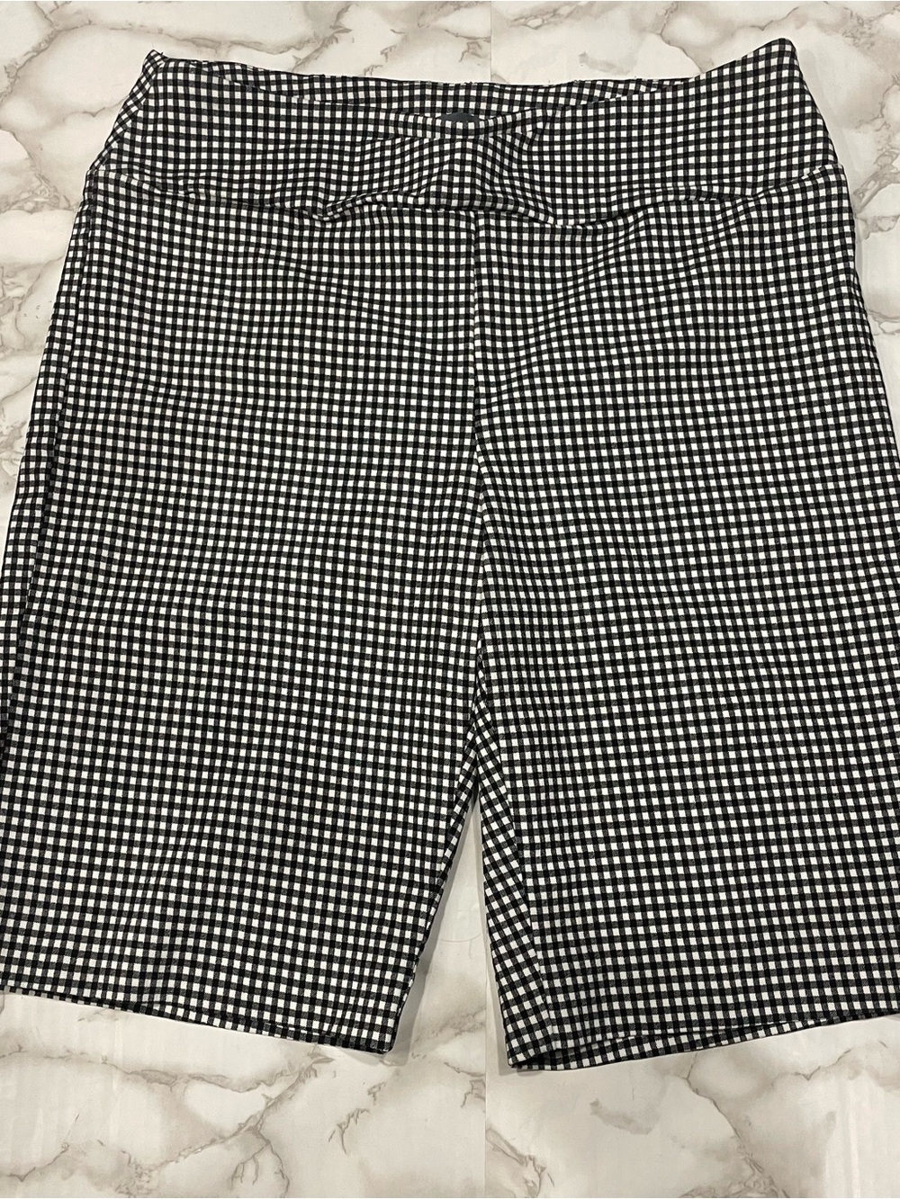 Elliot Lauren Gingham Check Pattern Bermuda Shorts